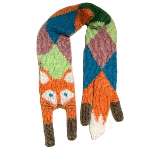 Boogzel Apparel Fox Knitted Scarf