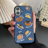 Boogzel Apparel French Bakery Aesthetic iPhone Case, view 2