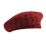 Boogzel Apparel French Girl Aesthetic Tweed Beret, view 4