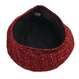 Boogzel Apparel French Girl Aesthetic Tweed Beret, view 6