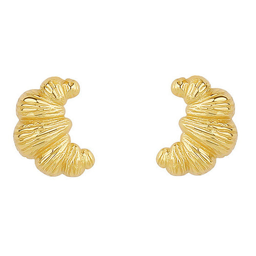 Boogzel Apparel French Girl Croissant Earrings