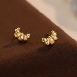 Boogzel Apparel French Girl Croissant Earrings, view 2