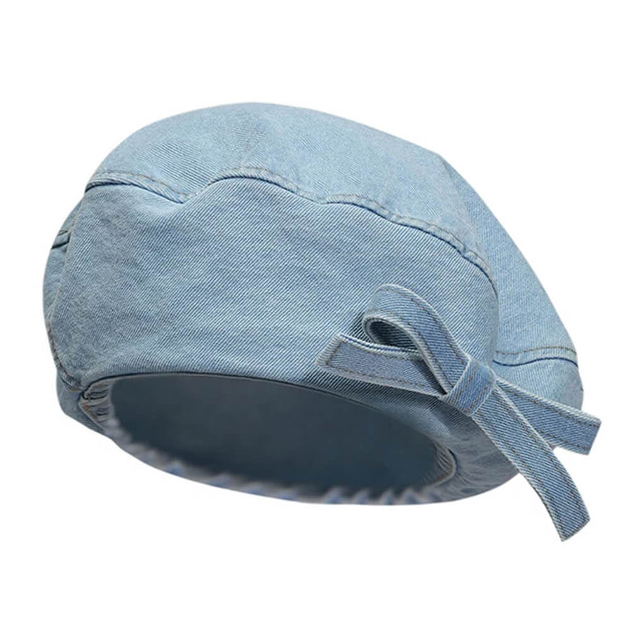 Boogzel Apparel French Girl Denim Beret Hat