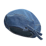 Boogzel Apparel French Girl Denim Beret Hat, view 2