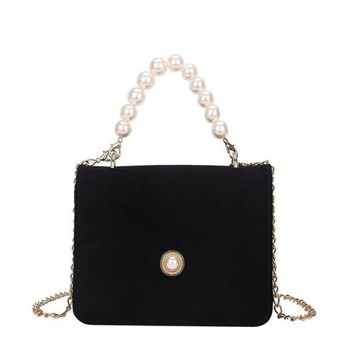 Boogzel Apparel French Girl Pearl Chain Bag