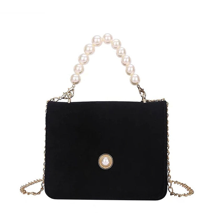 Boogzel Apparel French Girl Pearl Chain Bag