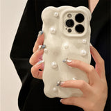 Boogzel Apparel French Girl Pearl iPhone Case, view 2