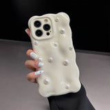 Boogzel Apparel French Girl Pearl iPhone Case, view 4