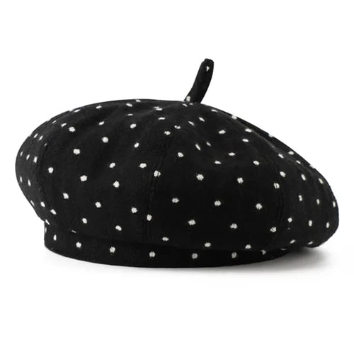Boogzel Apparel French Girl Polka Dot Beret