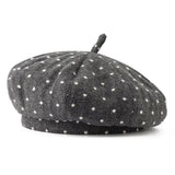 Boogzel Apparel French Girl Polka Dot Beret, view 2