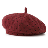 Boogzel Apparel French Girl Polka Dot Beret, view 3