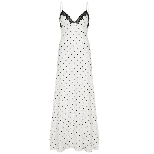 Boogzel Apparel French Girl Polka Dot Maxi Dress