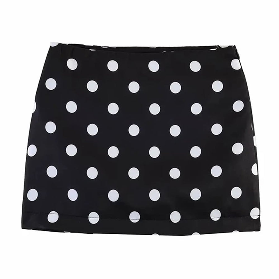 Boogzel Apparel French Girl Polka Dot Skort