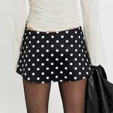 Boogzel Apparel French Girl Polka Dot Skort, view 6