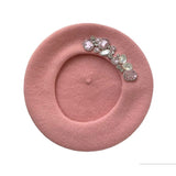 Boogzel Apparel French Girl Rhinestone Beret, view 4