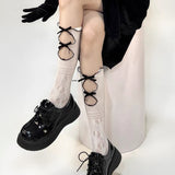 Boogzel Apparel French Girl Ruffle Socks, view 2
