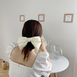 Boogzel Apparel French Girl Satin Hair Bow, view 3