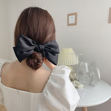 Boogzel Apparel French Girl Satin Hair Bow, view 4
