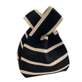 Boogzel Apparel French Mood Striped Mini Crochet Bag, view 2