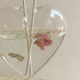Boogzel Apparel French Morning Heart-Shaped Vase, view 4