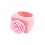 Boogzel Apparel French Rose Chunky Ring, view 2