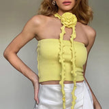 Boogzel Apparel French Rose Ruffled Top, view 5