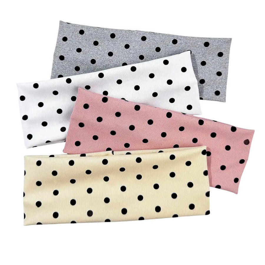 Boogzel Apparel French Style Polka Dot 4 pcs Headband Set