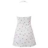 Boogzel Apparel French Summer Cherry Halter Dress, view 6