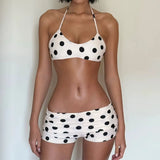Boogzel Apparel French Summer Polka Dot Bikini Set, view 2