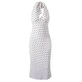 Boogzel Apparel French Summer Polka Dot Halter Dress, view 3