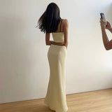 Boogzel Apparel French Summer Satin Top & Maxi Skirt Set, view 6