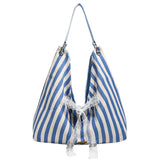 Boogzel Apparel French Summer Striped Sack Bag, view 3