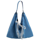 Boogzel Apparel French Summer Striped Sack Bag, view 4