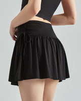 Boogzel Apparel French Sun Tennis Skirt in Black, view 3
