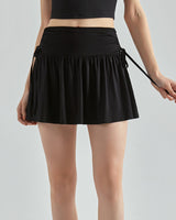 Boogzel Apparel French Sun Tennis Skirt in Black, view 4