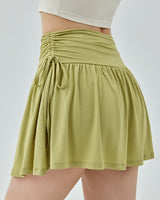 Boogzel Apparel French Sun Tennis Skirt in Green, view 2