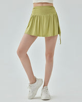 Boogzel Apparel French Sun Tennis Skirt in Green, view 4