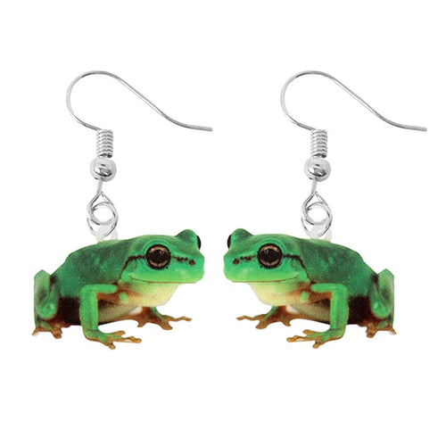 Boogzel Apparel Frog Acrylic Earrings