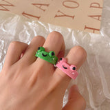 Boogzel Apparel Frog Couple Rings Set, view 3