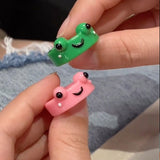 Boogzel Apparel Frog Couple Rings Set, view 4