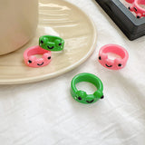 Boogzel Apparel Frog Couple Rings Set, view 5