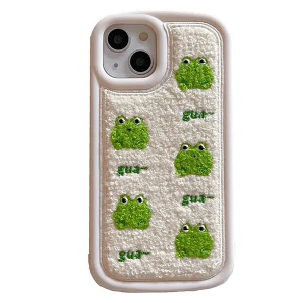 Boogzel Apparel Frog Embroidery IPhone Case