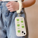 Boogzel Apparel Frog Embroidery IPhone Case, view 4