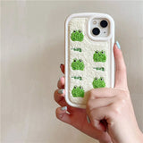 Boogzel Apparel Frog Embroidery IPhone Case, view 6