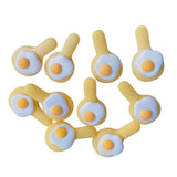 Boogzel Apparel Fun Egg Shaped Hair Clips Pack, view 2