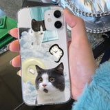 Boogzel Apparel Funny Cat iPhone Case, view 3