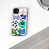 Boogzel Apparel Funny Puzzle iPhone Case, view 3