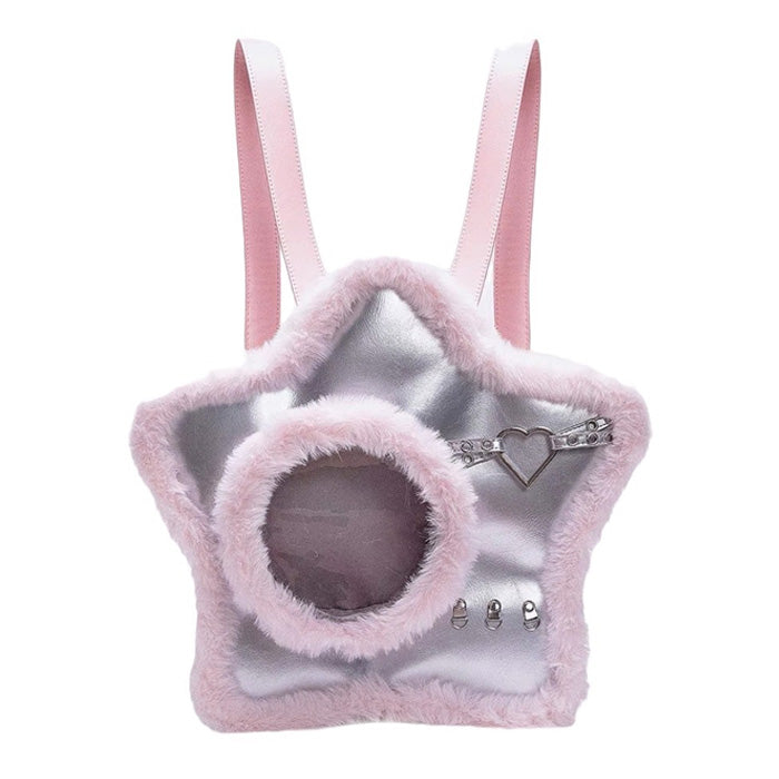Boogzel Apparel Furry Star-Shaped Backpack