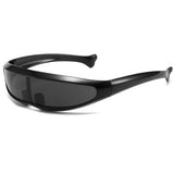 Boogzel Apparel Futurecore Shield Mirrored Sunglasses, view 2