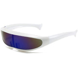 Boogzel Apparel Futurecore Shield Mirrored Sunglasses, view 3